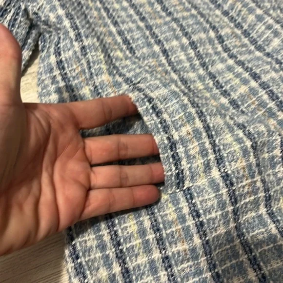 The Oaks Kate Blue Tweed Dress Size 10 - Picture 5 of 13